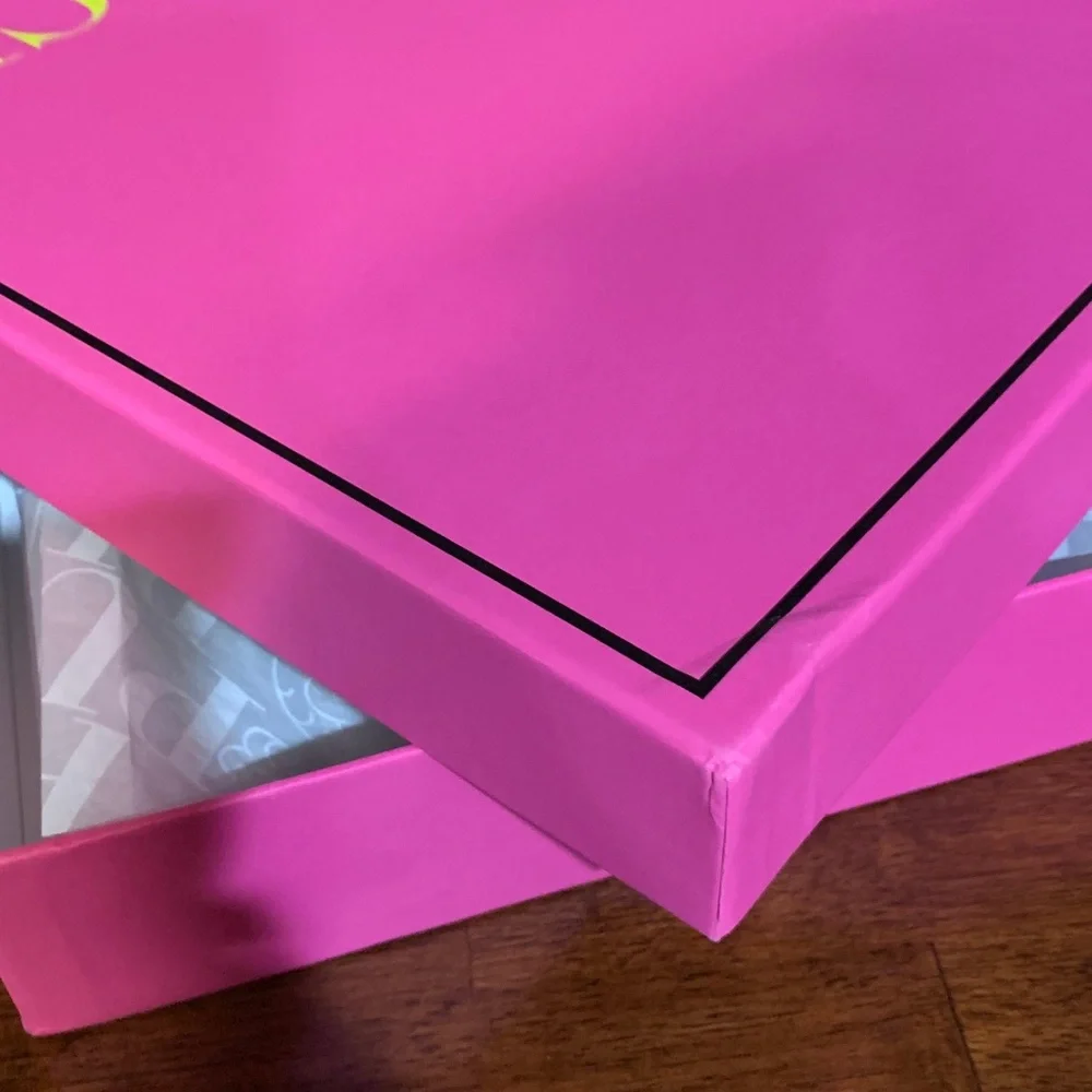Authentic brand new Large Pucci pink rare box with black ribbon/ Pucci tissue in